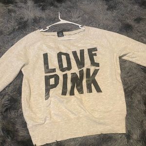 LOVE PINK sweatshirt, super soft and warm!